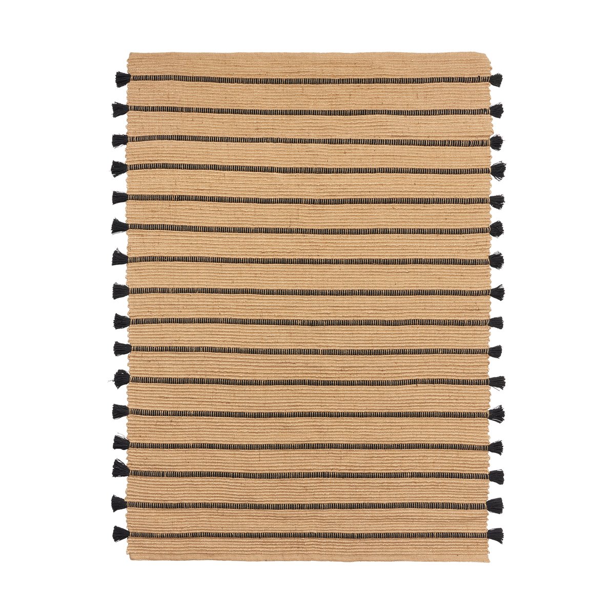 Broste Copenhagen Ezra matta 140x200 cm Natural-black