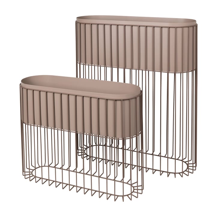 Fenja blomlåda set, Simply taupe warm grey Broste Copenhagen