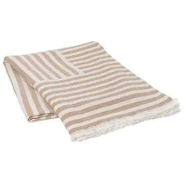 Frankie bomullspläd 130x180 cm - Golden brown - Broste Copenhagen