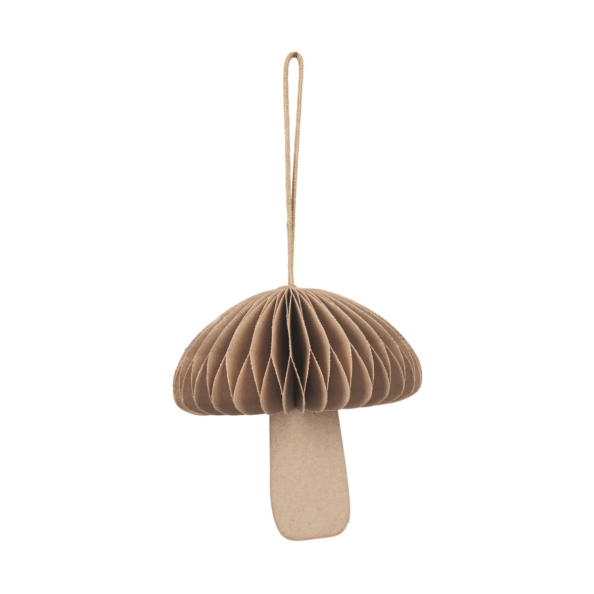 Broste Copenhagen Fungi julhänge Natural brown | Skandinavisk Design | Dekorationsdetaljer | Brun
