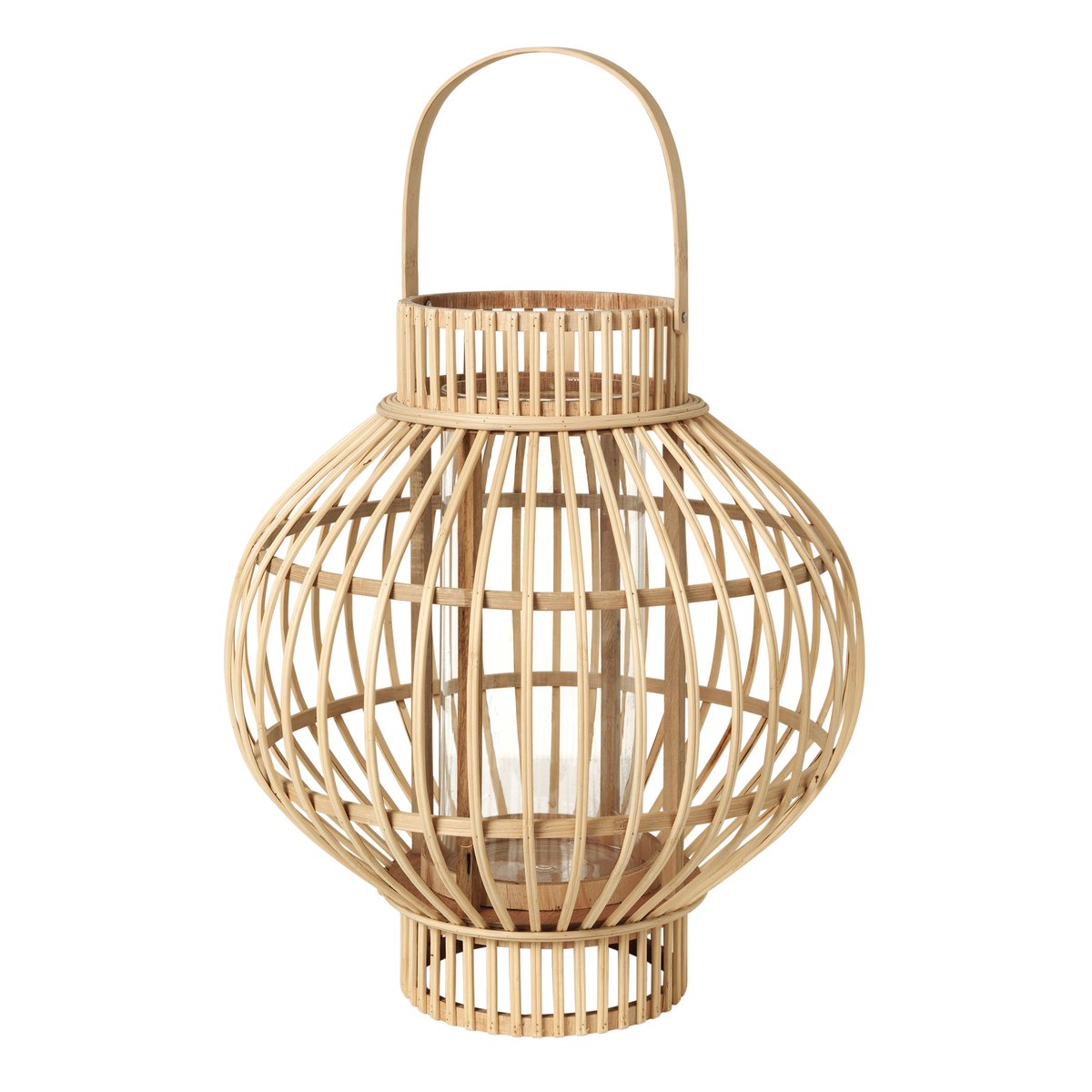 Broste Copenhagen Globus ljuslykta 40 cm | Skandinavisk Design | Ljuslyktor & Ljusfat | Beige