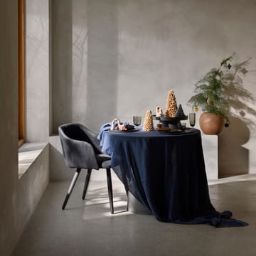 Gracie bordsduk - mörkblå - Broste Copenhagen
