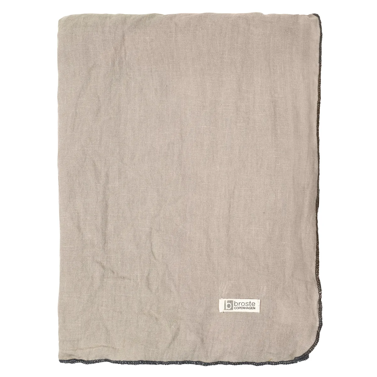 Broste Copenhagen Gracie duk 160x300 cm Eco Simply taupe