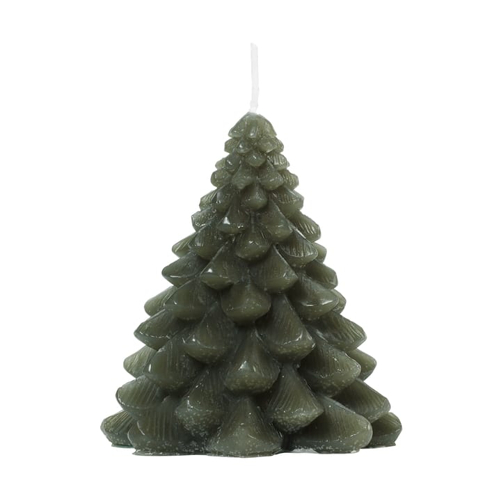 Granny Christmas tree ljus Ø9x10 cm - Grape Leaf Green - Broste Copenhagen