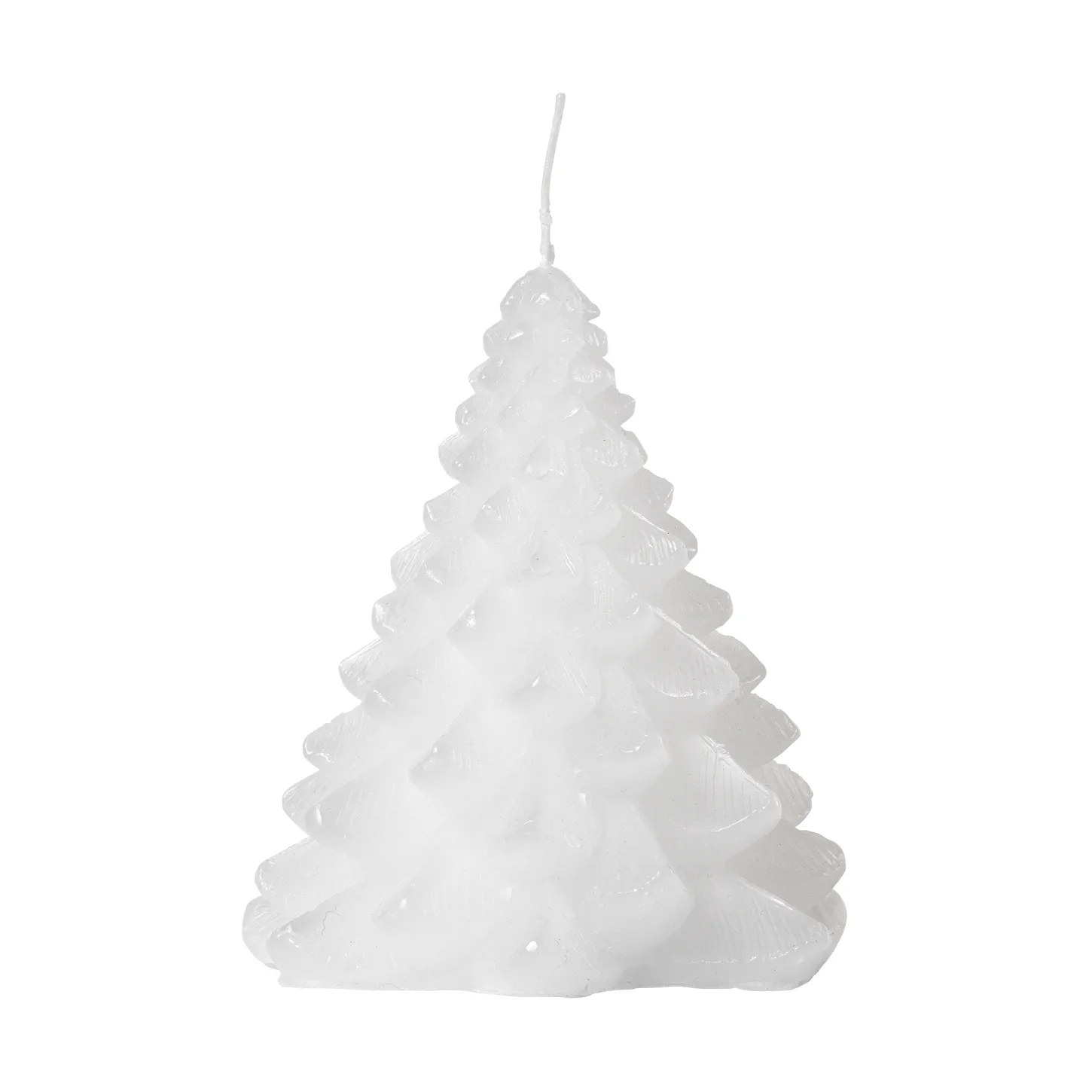 Granny Christmas tree ljus Ø9x10 cm, Pure White Broste Copenhagen