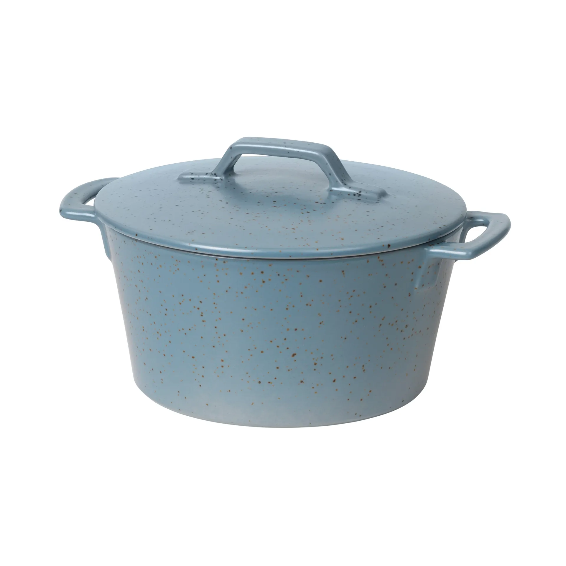 Hasle gryta 19x23,5 cm, Flintstone blue granite Broste Copenhagen