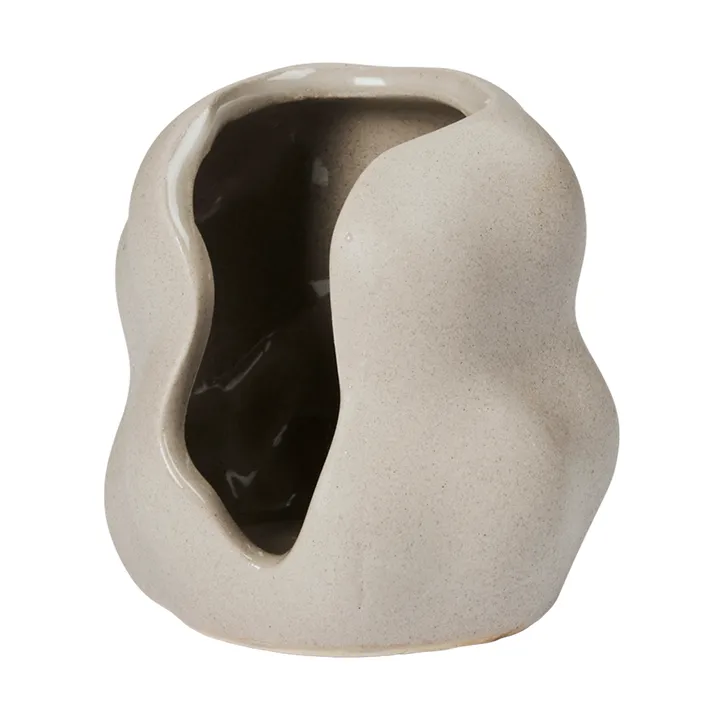 Hekla Hurricane ljuslykta - Dove Grey, Ø9,5 cm - Broste Copenhagen