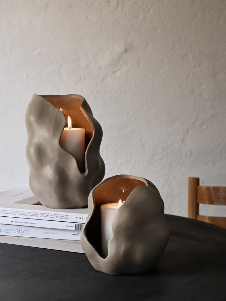 Hekla ljuslykta �Ø16 cm, Dove grey Broste Copenhagen