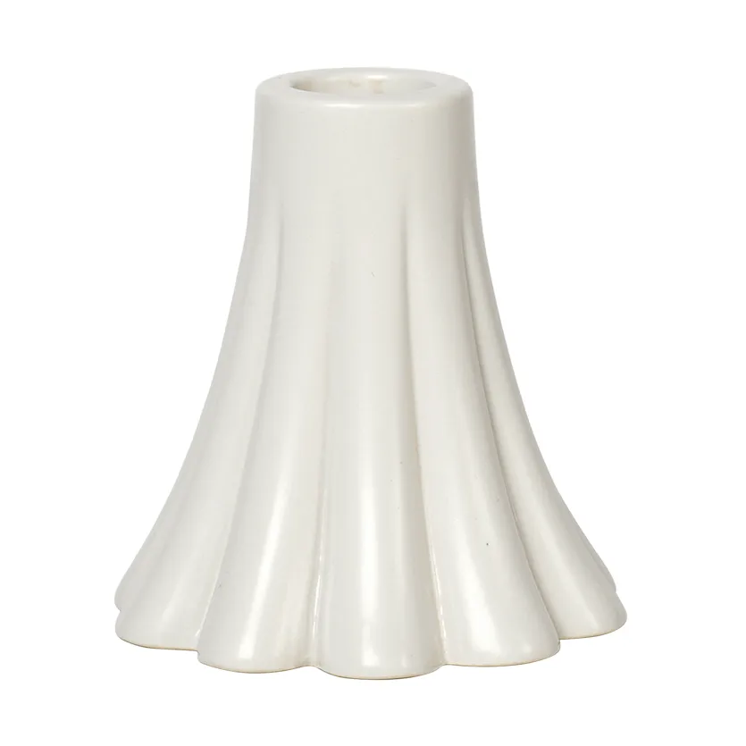 Heli ljusstake 8 cm, Cream Broste Copenhagen
