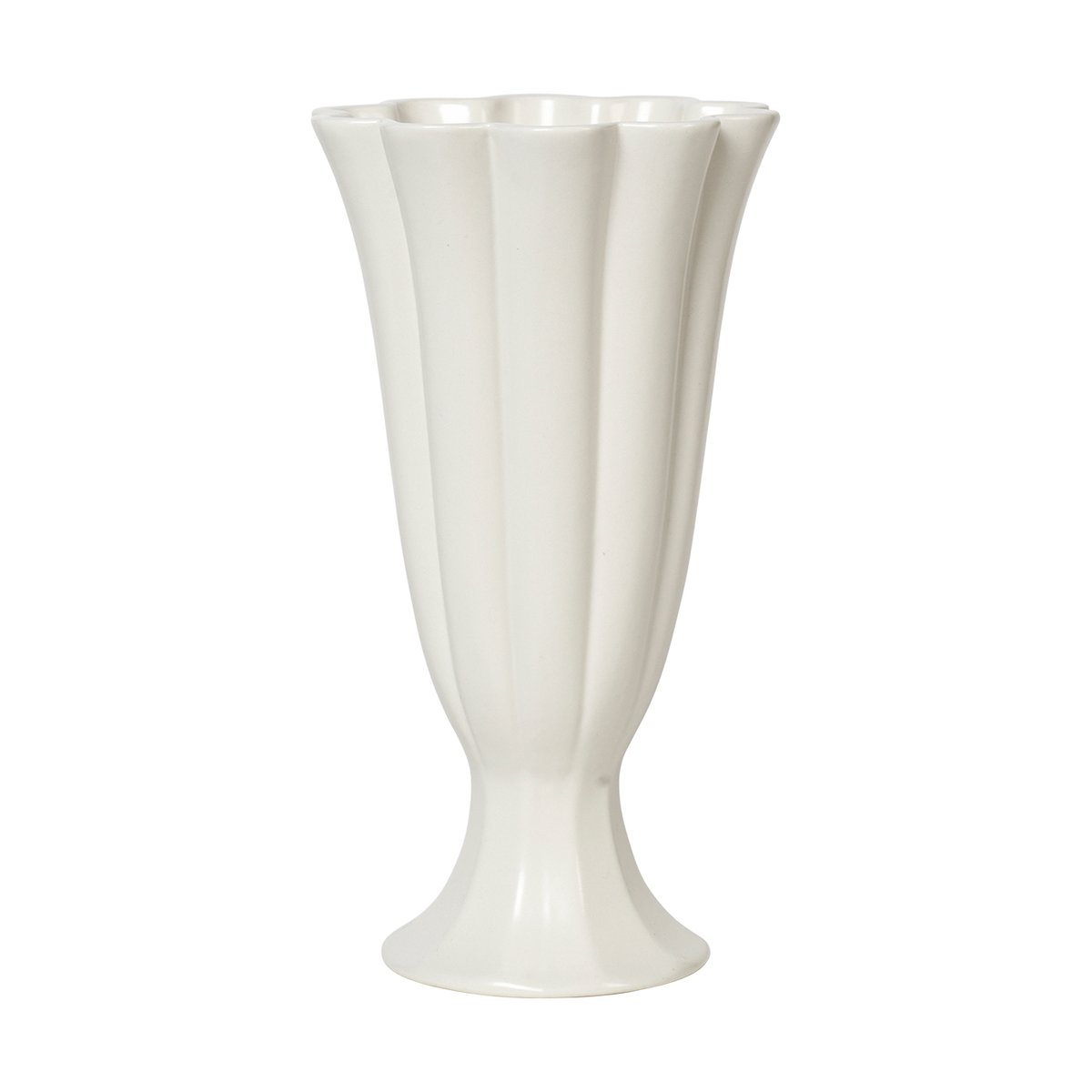 Broste Copenhagen Heli vas S Cream | Skandinavisk Design | Vaser | Beige
