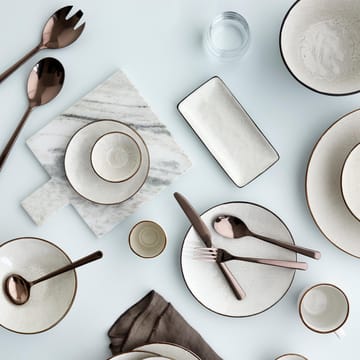 Hune salladsbestick 2 delar - titanium espresso - Broste Copenhagen