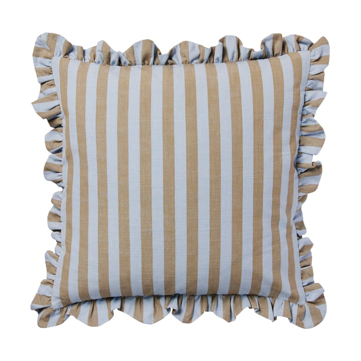 Ina kuddfodral - Dusty blue-brown kelp, 50x50 cm - Broste Copenhagen