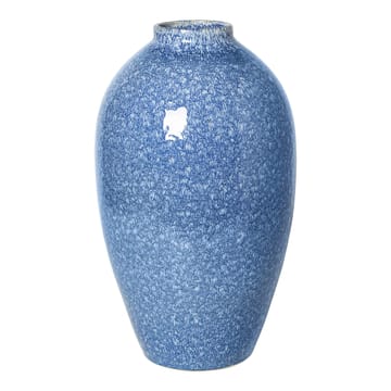 Ingrid keramikvas 40 cm - Insignia blue-white - Broste Copenhagen