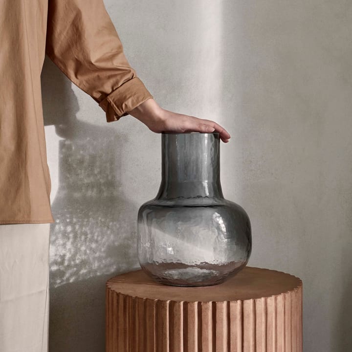 Ingvar glasvas 30 cm - Smoked pearl-clear - Broste Copenhagen