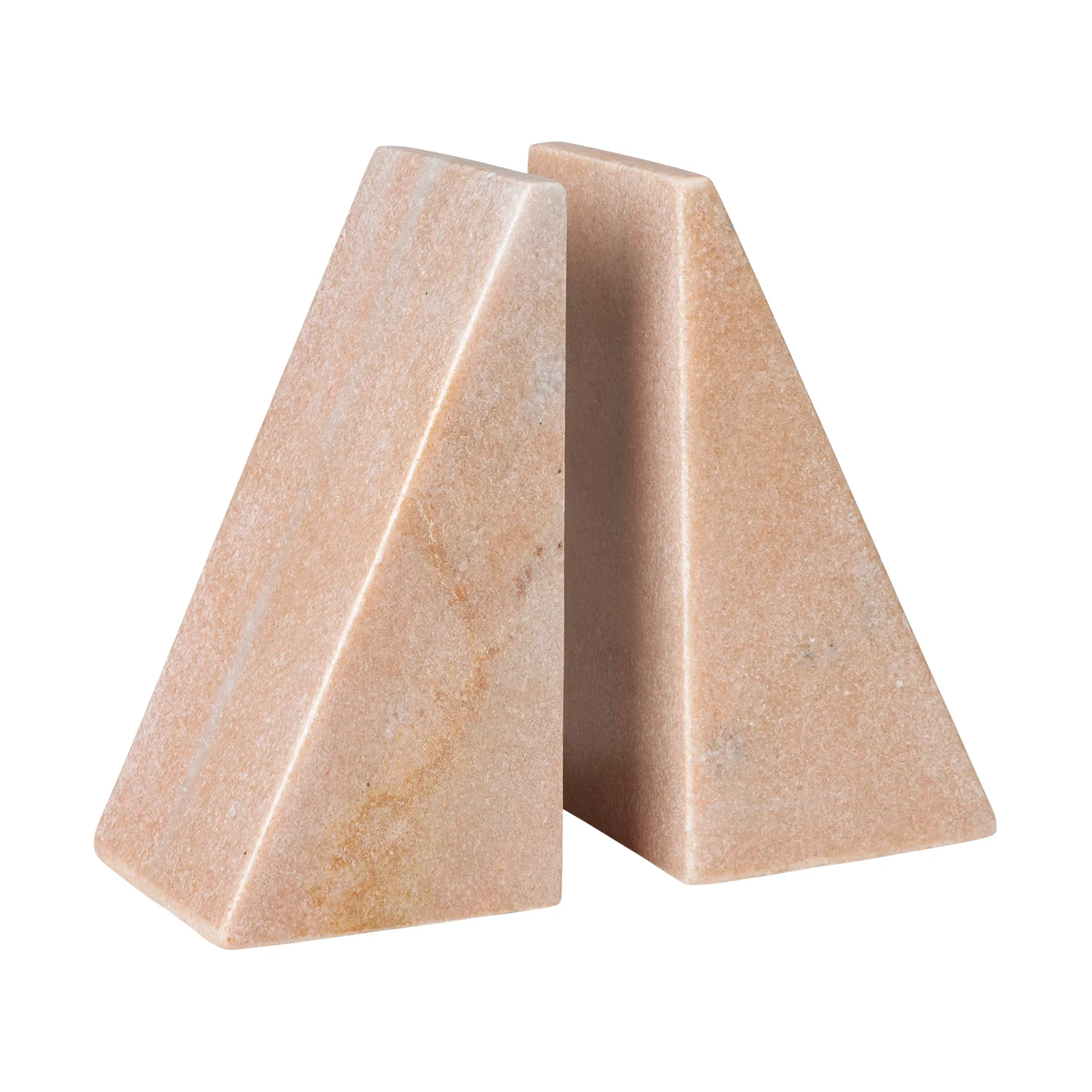 Jarl bokstöd 2-pack, Rose marble Broste Copenhagen