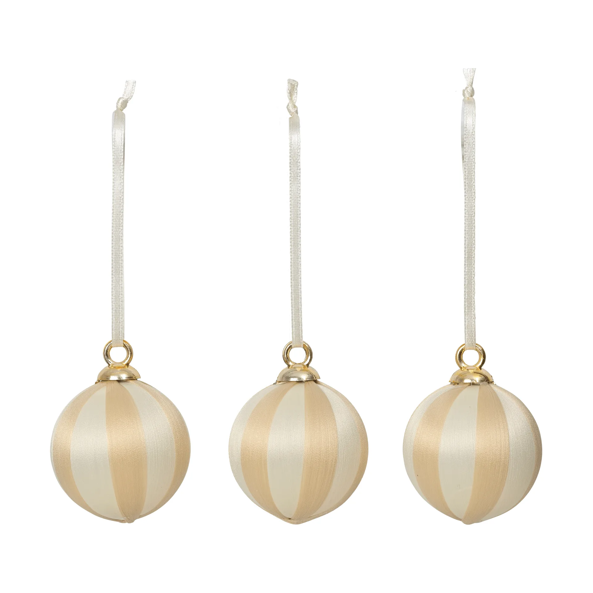 Joy julgranskula, Off White-Beige, 3-pack Broste Copenhagen