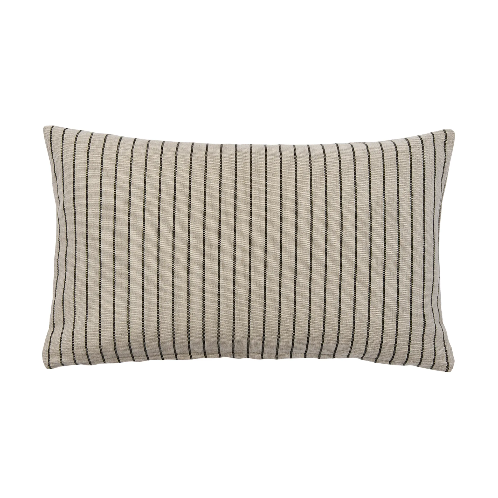 Karen kuddfodral, Light beige-black, 30x50 cm Broste Copenhagen