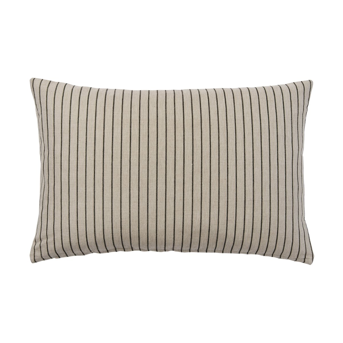 Broste Copenhagen Karen kuddfodral Light beige-black, 40x60 cm