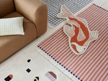 Koi matta 97x130 cm - Pumkin orange - Broste Copenhagen
