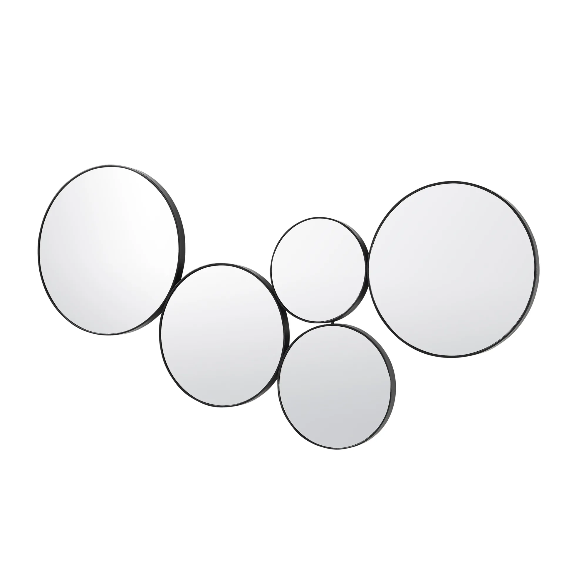 Kunst spegel, svart Broste Copenhagen