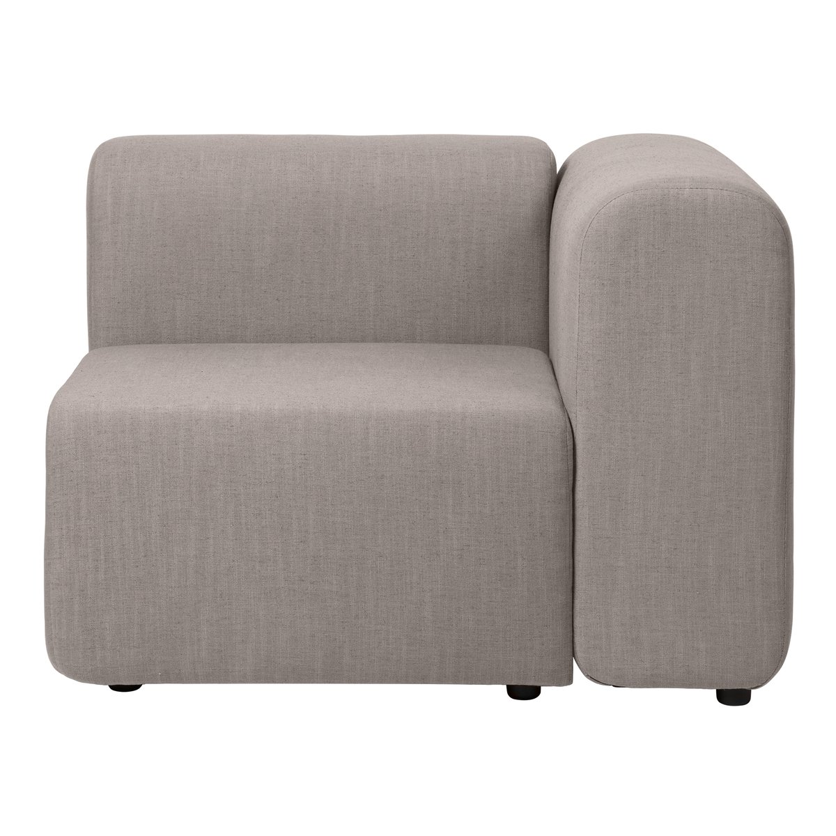 Broste Copenhagen Lagoon hörnmodul vänster Latte | Skandinavisk Design | Soffor | Grå