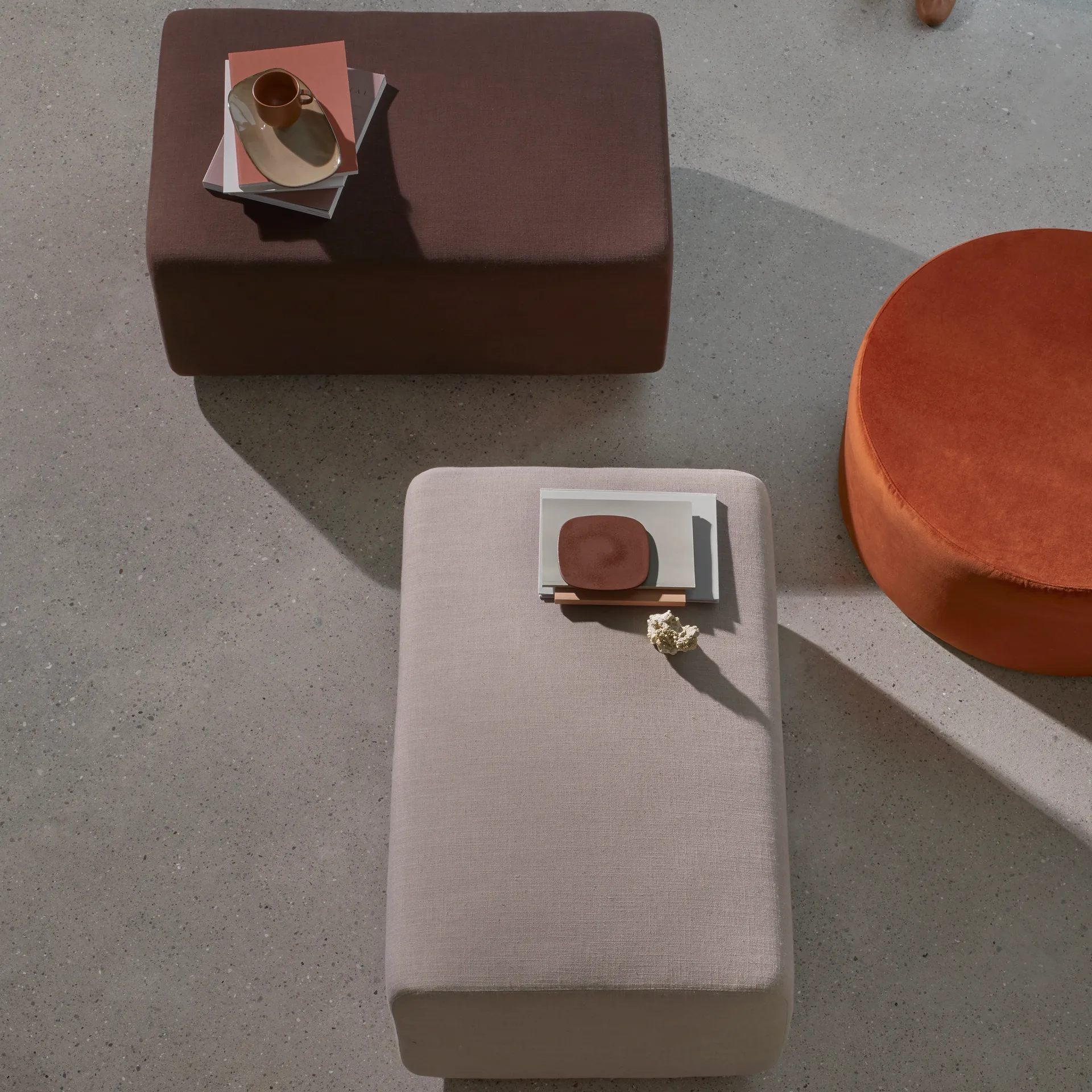 Lagoon modul puff, Latte Broste Copenhagen