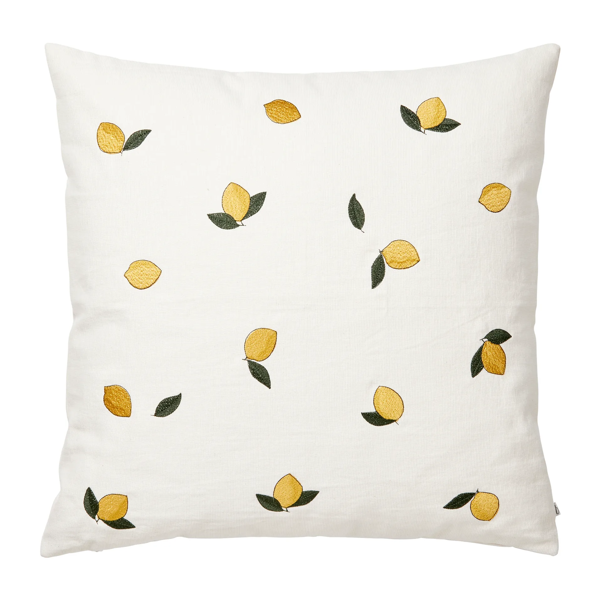 Lemon kuddfodral 50x50 cm, Golden yellow Broste Copenhagen