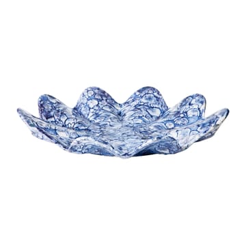 Lilja dekorationsfat Ø38 cm - Intense blue-white - Broste Copenhagen