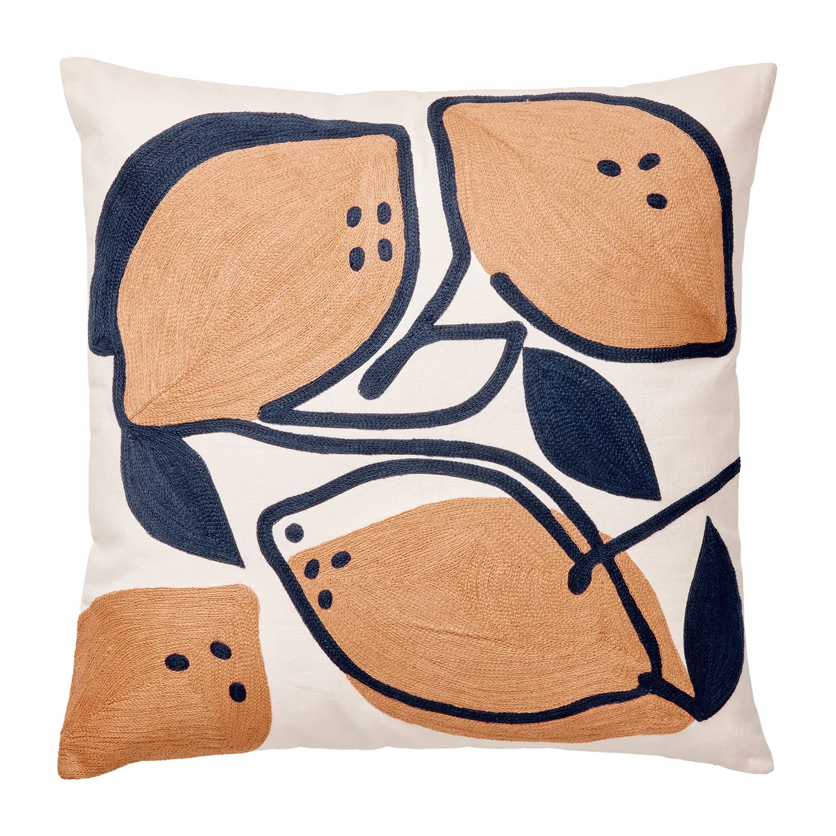 Broste Copenhagen Limone kuddfodral 50x50 cm Peach pink