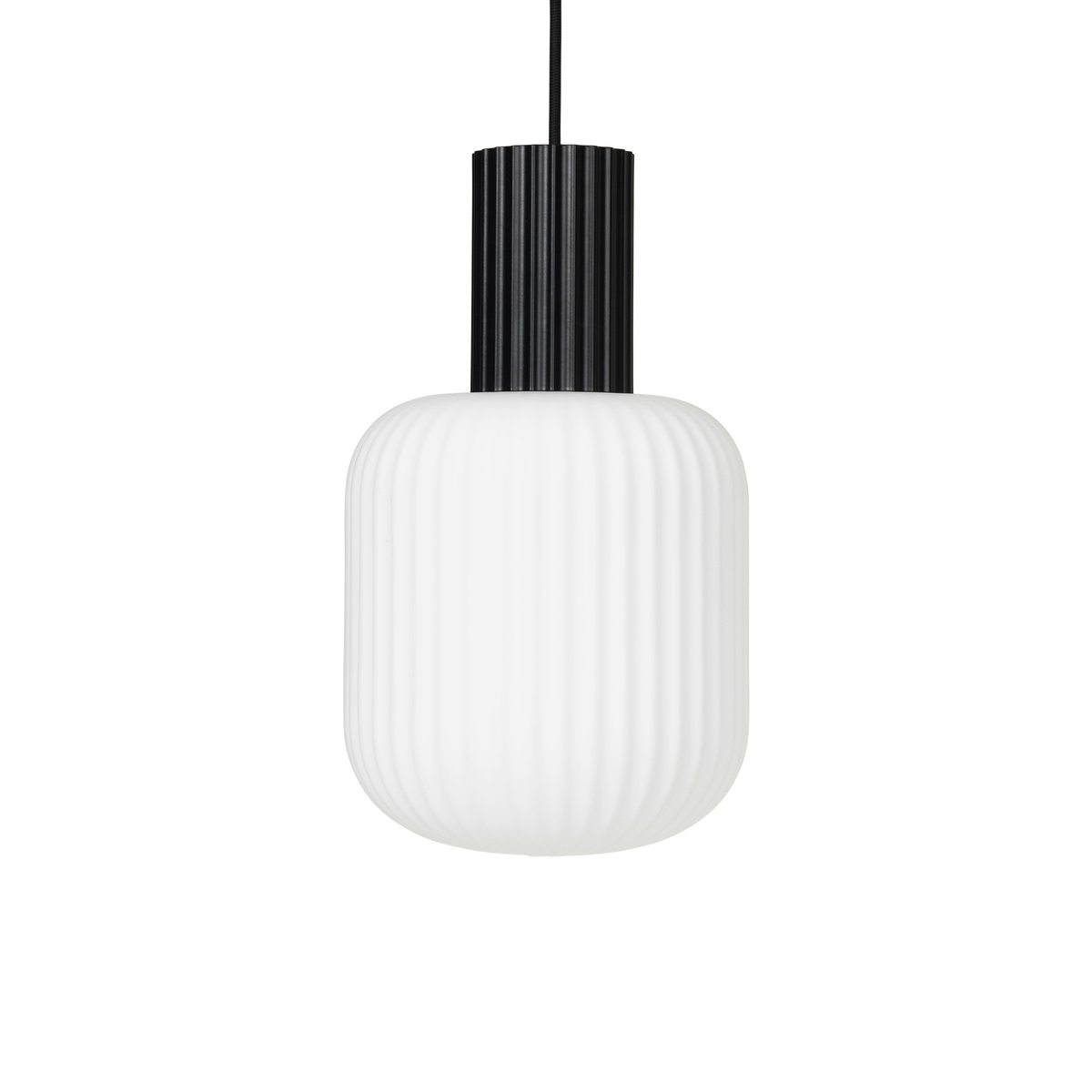 Broste Copenhagen Lolly pendel Svart-vit-20 cm | Skandinavisk Design | Taklampor & Pendlar | Svart