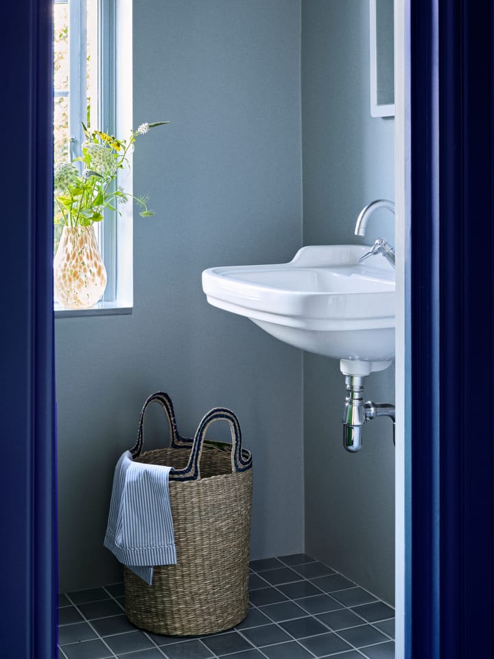 Lykke korg 3 delar, Natural-blue Broste Copenhagen
