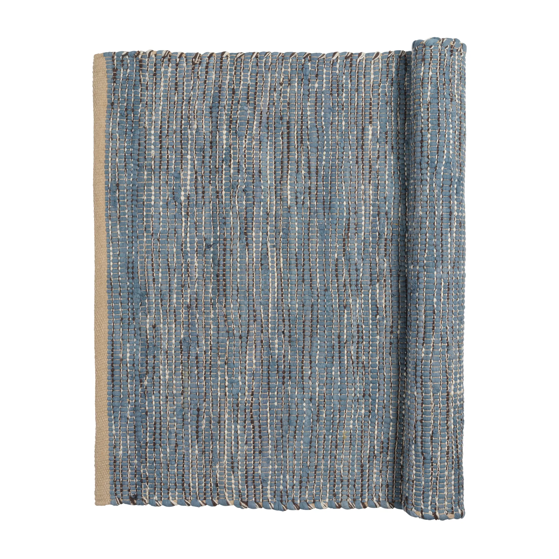 Magda bomullsmatta 60x90 cm, Flint stone blue Broste Copenhagen