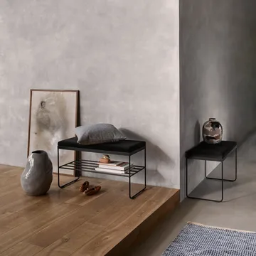 Magda bomullsmatta 80x250 cm - Flint stone blue - Broste Copenhagen