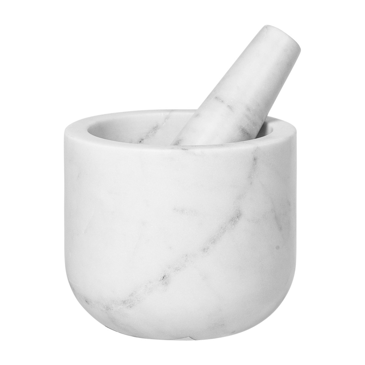 Broste Copenhagen Marina mortel marmor Vit | Skandinavisk Design | Mortlar | Vit