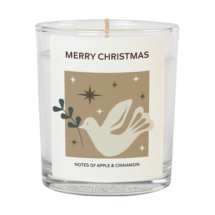Merry Christmas doftljus 32 t - White - Broste Copenhagen
