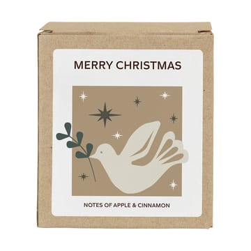 Merry Christmas doftljus 32 t - White - Broste Copenhagen