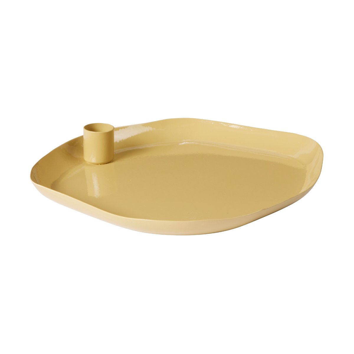 Broste Copenhagen Mie ljusstake large Taupe sand | Skandinavisk Design | Ljuslyktor & Ljusfat | Gul