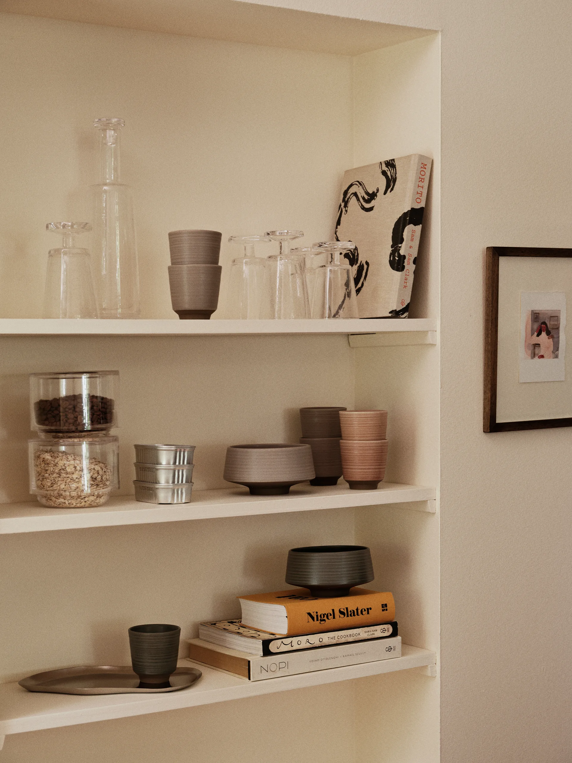 Miko skål Ø14 cm 2-pack, Dark green Broste Copenhagen