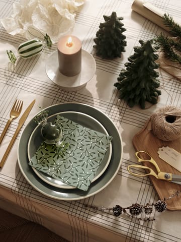 Mistletoe pappersservett 33x33 cm 20-pack - White - Broste Copenhagen