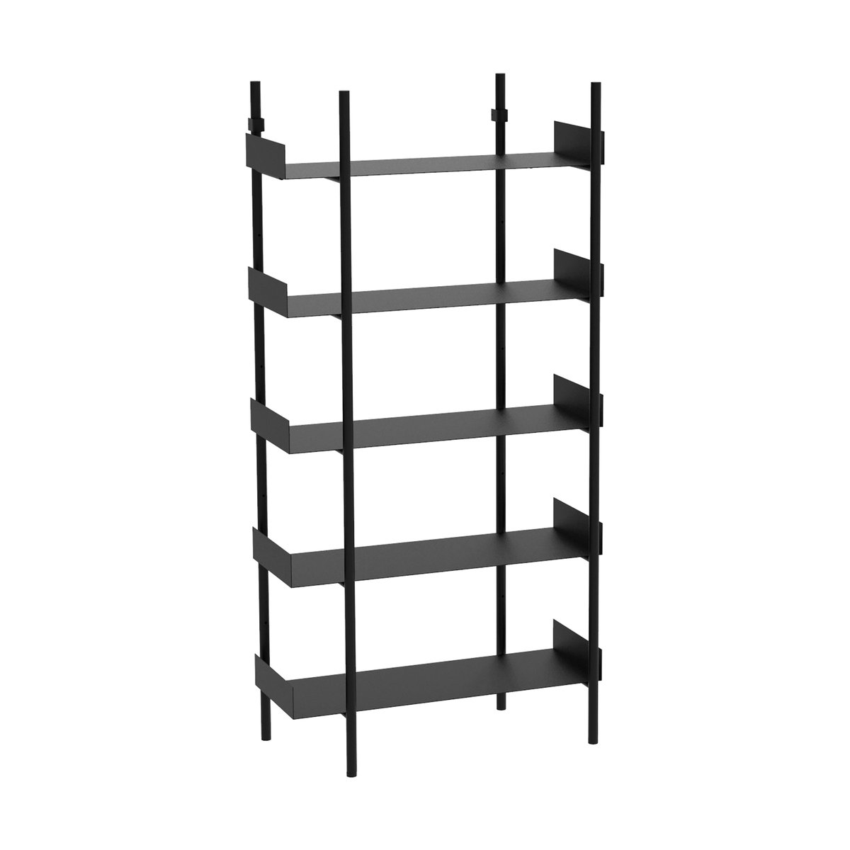 Broste Copenhagen Nobuko bokhylla 5 hyllplan Black | Skandinavisk Design | Hyllor & Hyllsystem | Svart