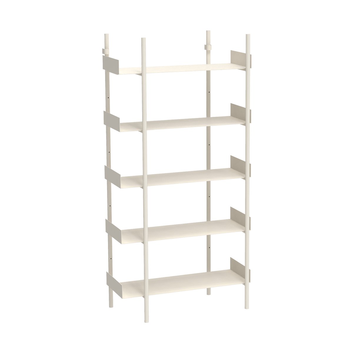 Broste Copenhagen Nobuko bokhylla 5 hyllplan White | Skandinavisk Design | Hyllor & Hyllsystem | Vit