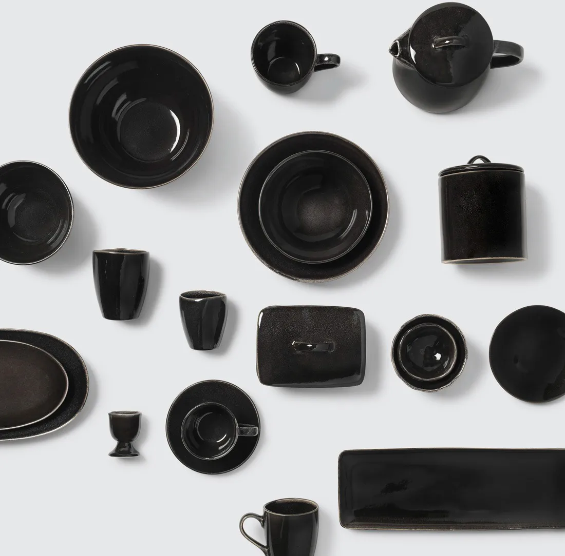 Nordic Coal äggkopp, 6,5 cm Broste Copenhagen