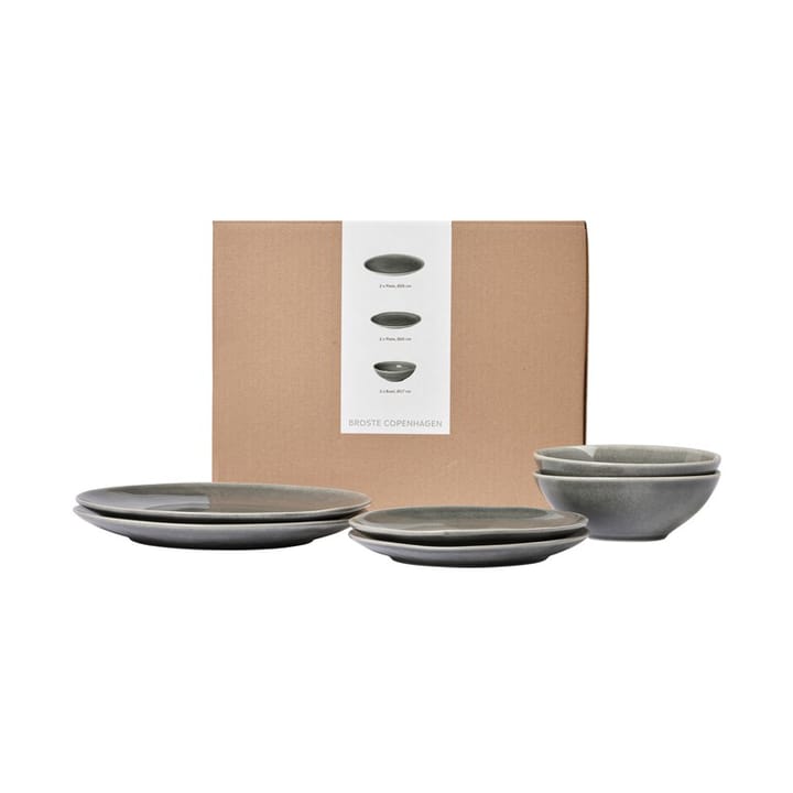 Nordic Rain dinnerset för två, 6 delar Broste Copenhagen