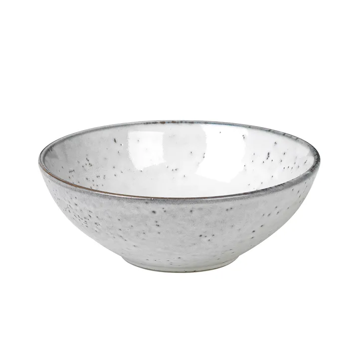 Plato Para Servir Broste Copenhagen Nordic Sand - Cerámica Artesanal - Color Arena - 22x13.6 Cm