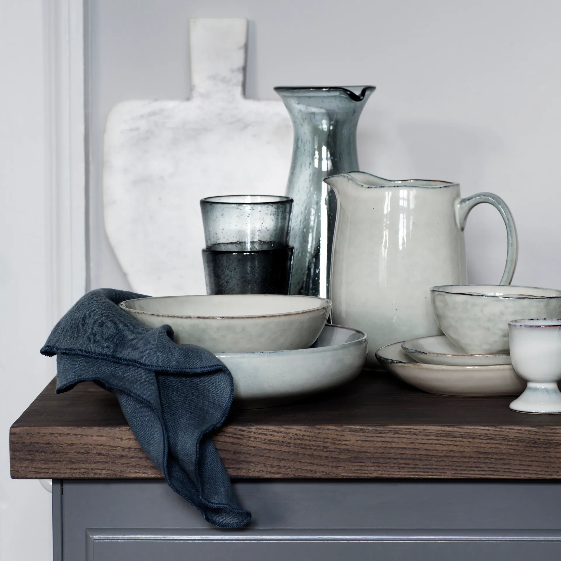 Nordic Sand låg skål, 17 cm Broste Copenhagen