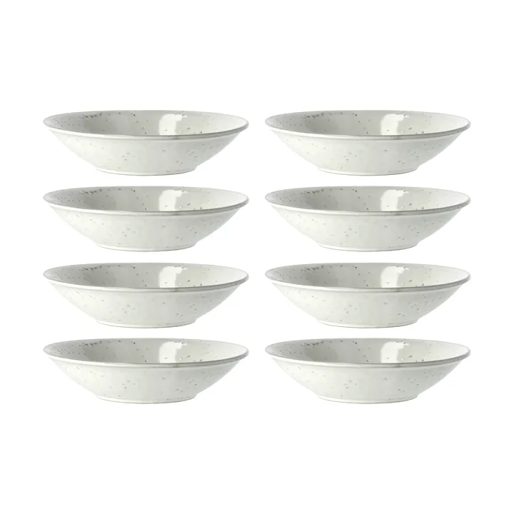 Nordic Sand pastatallrik Ø22,5 cm 8-pack - Broste Copenhagen