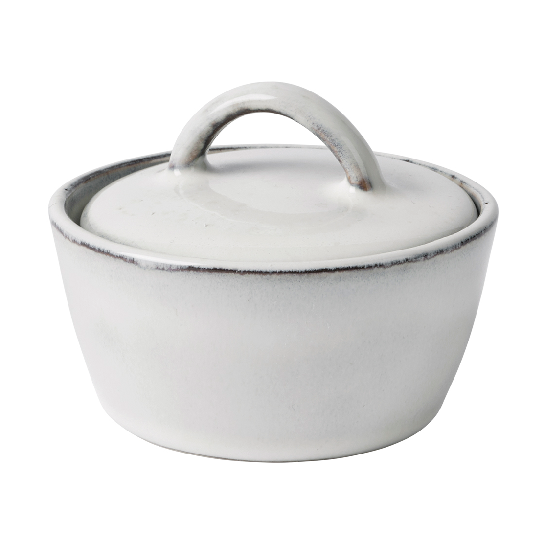 Broste Copenhagen Nordic Sand skål med lock 8 cm | Skandinavisk Design | Serveringsfat & Uppläggningsfat | Beige