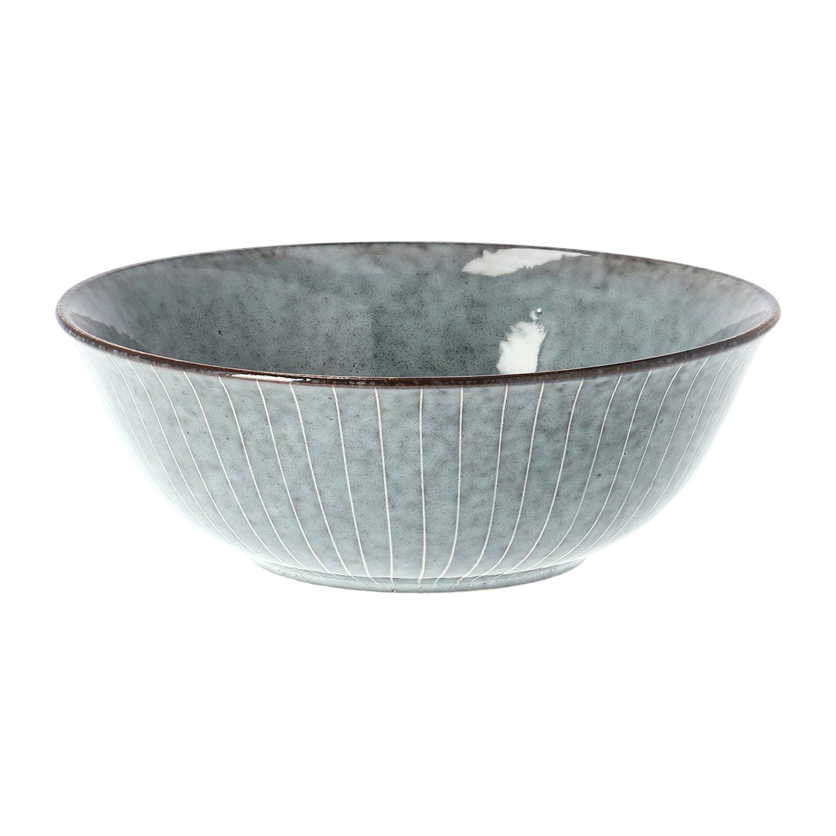 Broste Copenhagen Nordic Sea Budda skål 21 cm | Skandinavisk Design | Serveringsskålar | Blå