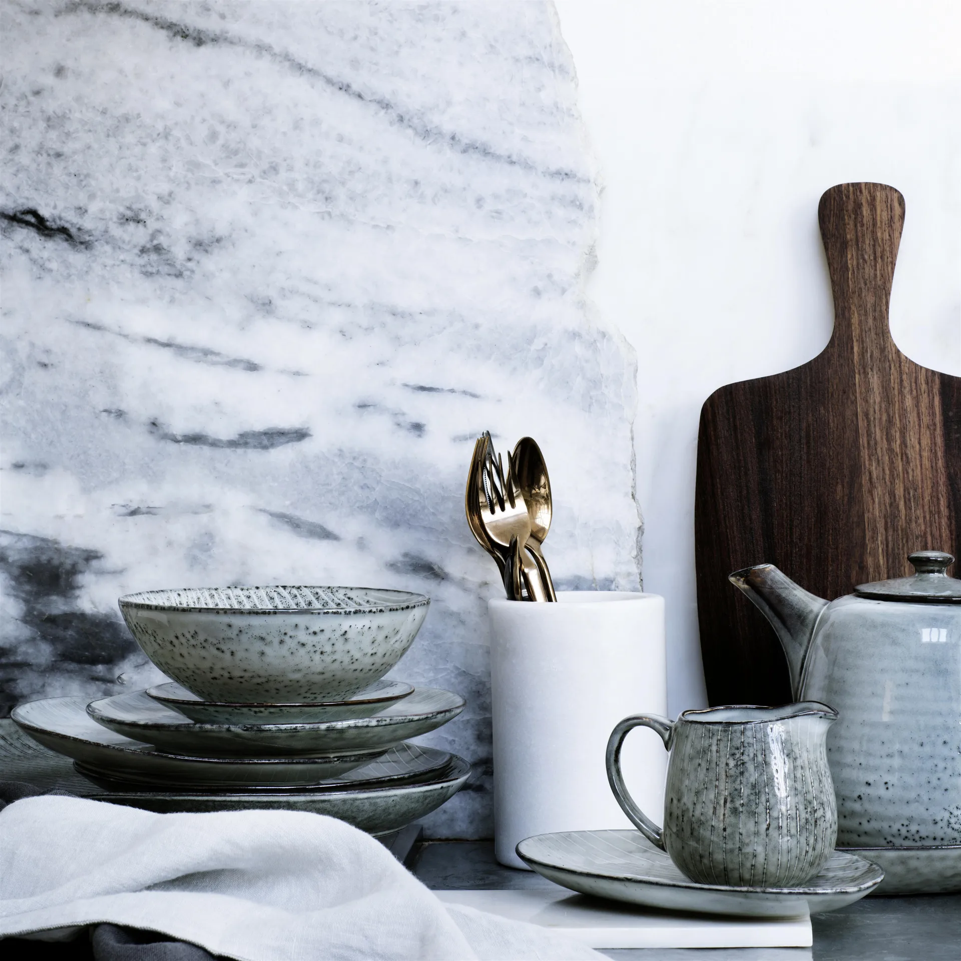 Nordic sea tallrik 4-pack Ø 15 cm Broste Copenhagen