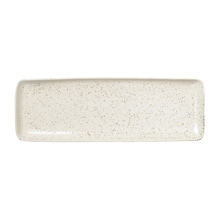 Nordic Vanilla fat rektangulärt 12,5x35 cm - Cream with grains - Broste Copenhagen